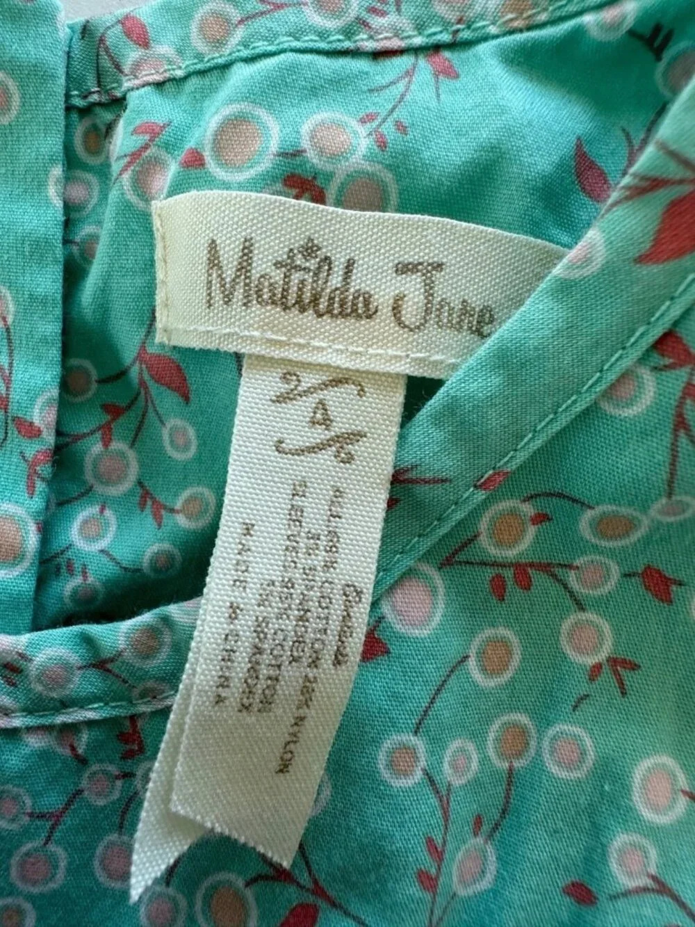 Matilda Jane Sz 4 Friends Forever Lucia Shabby Apple Top Girls Ruffle Tunic